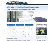 Tablet Screenshot of lakelandglass.co.nz